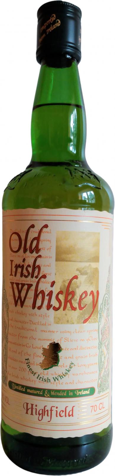 Highfield Old Irish Whisky Auchan Supermarche 40% 700ml