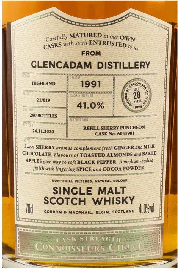 Glencadam 1991 GM - Ratings and reviews - Whiskybase