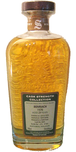 Benriach 1976 Sv Ratings And Reviews Whiskybase 1824