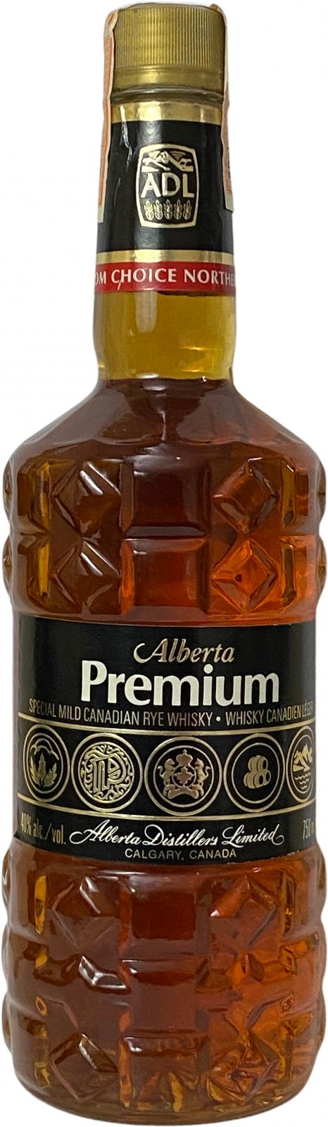 Alberta Premium Special Mild Canadian Rye Whisky Seasoned Oak Casks 40% 700ml