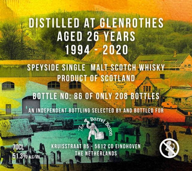 Glenrothes 26-year-old TBBr