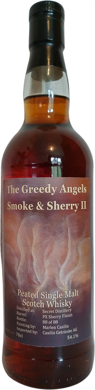 Secret Distillery Smoke & Sherry II CG The Greedy Angels 54.1% 700ml