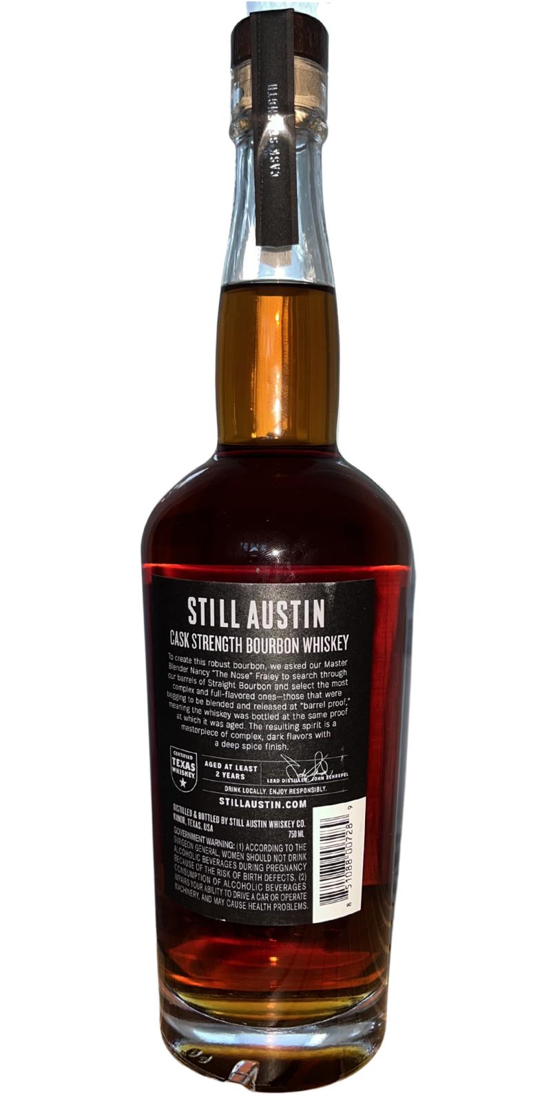 Still Austin Bourbon Whiskey Ratings And Reviews Whiskybase 