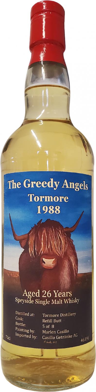 Tormore 1988 CG Refill Butt 46% 700ml