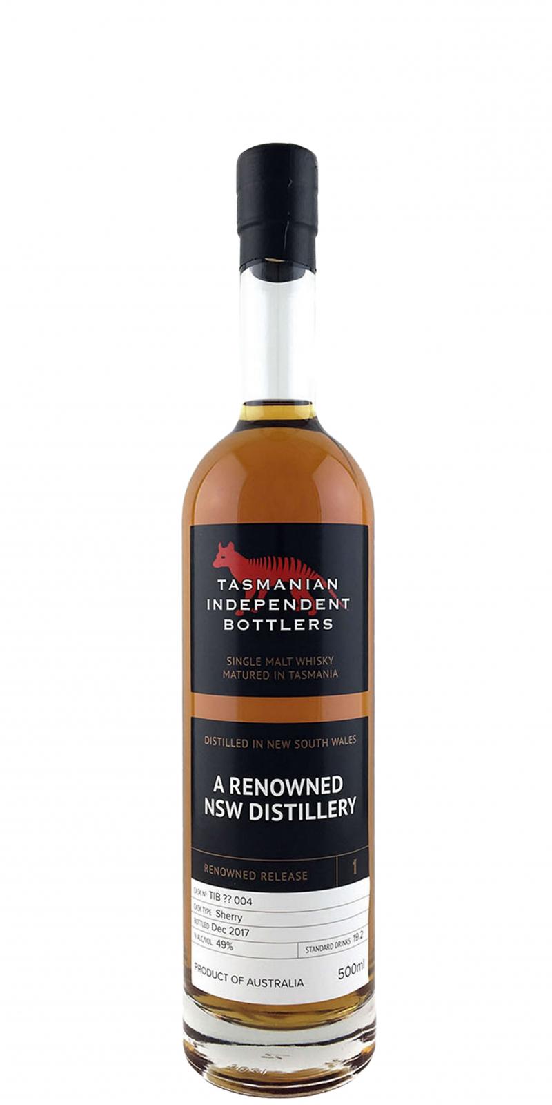 Tasmanian Independent Bottlers A Renowned NSW Distillery TmIB
