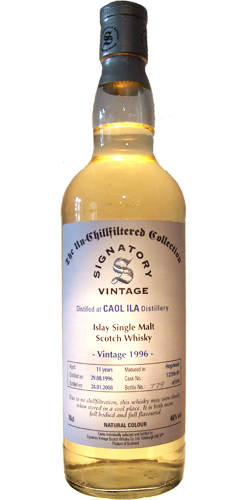 Caol Ila 1996 SV The Un-Chillfiltered Collection 46% 700ml