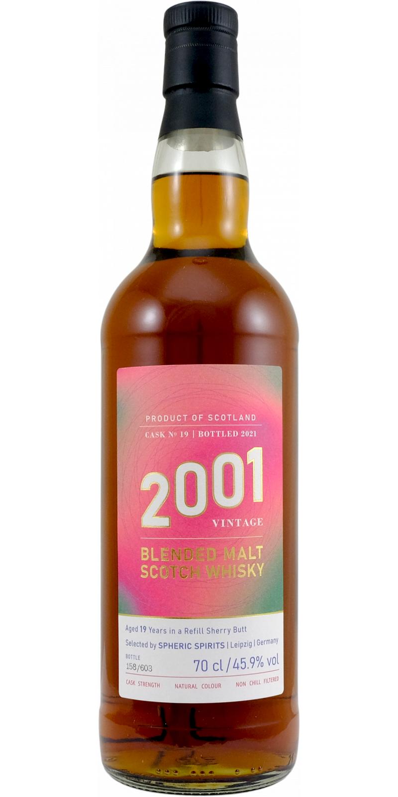 Blended Malt Scotch Whisky 2001 SpSp