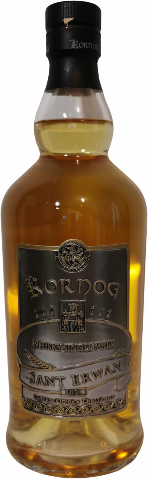 Kornog Sant Erwan 2021 First Fill Bourbon barrel 50% 700ml