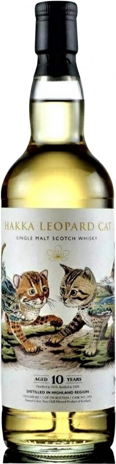 Highland 2010 TWf Hakka Leopard Cat #2485 Wen Ho 59.6% 700ml
