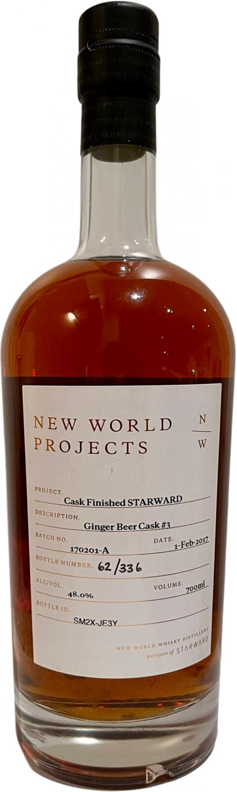 Starward Ginger Beer Cask #3 New World Projects 48% 700ml