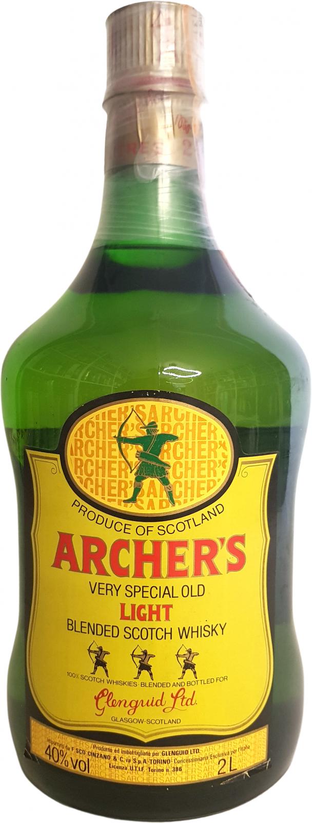 Archer's Very Special Old Light Blended Scotch Whisky 40% 2000ml