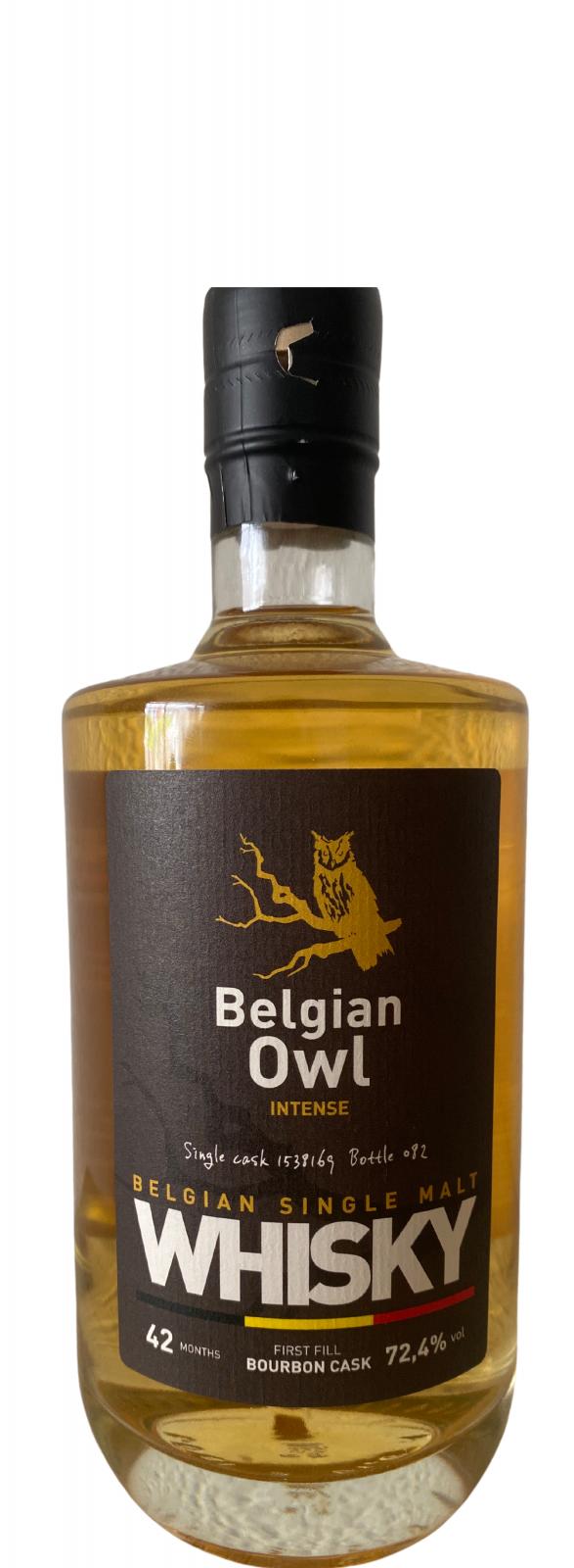 The Belgian Owl 42 months Bourbon cask #1538169 72.4% 500ml