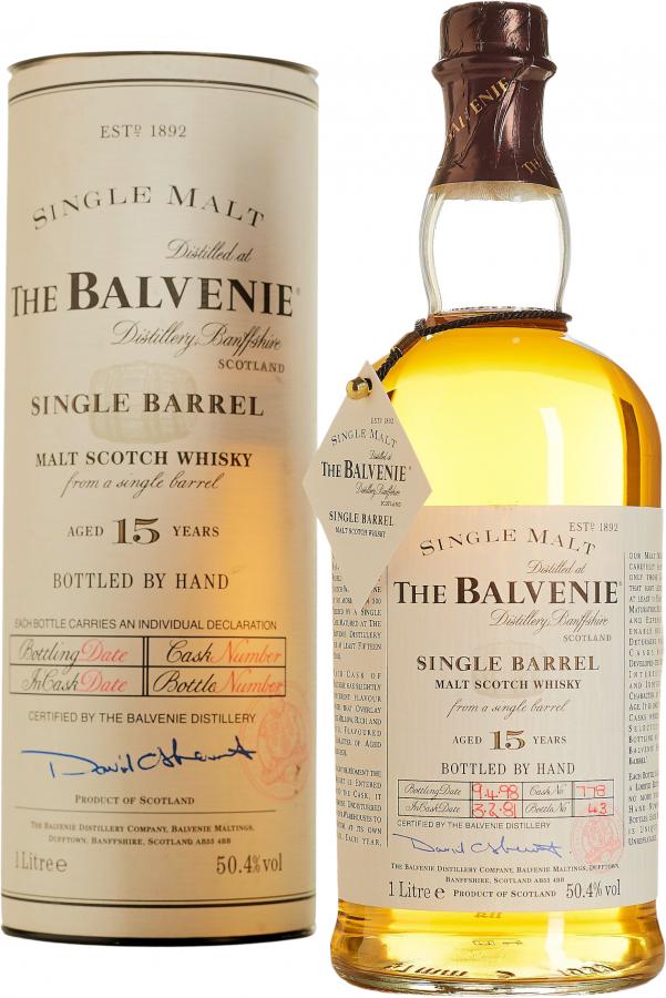 Balvenie 15yo Single Barrel 778 50.4% 1000ml