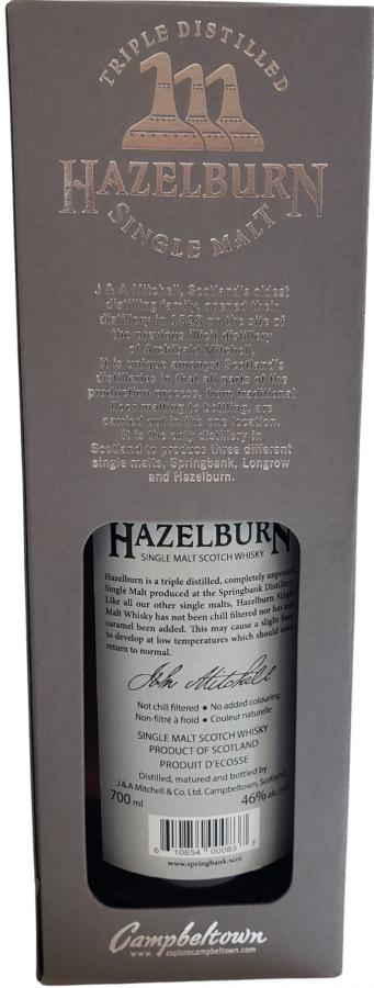 Hazelburn 10 Year Old Ratings And Reviews Whiskybase