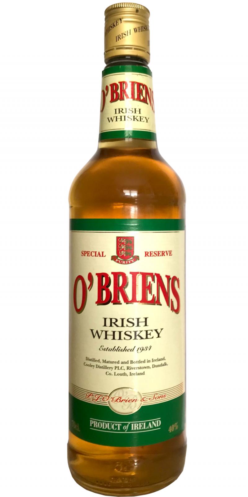 O&amp;#39;Briens Irish Whisky 40% 700ml - Spirit Radar