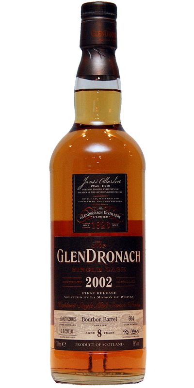Glendronach 2002 Single Cask Bourbon Barrel #694 LMDW- 1st Release 58% 700ml