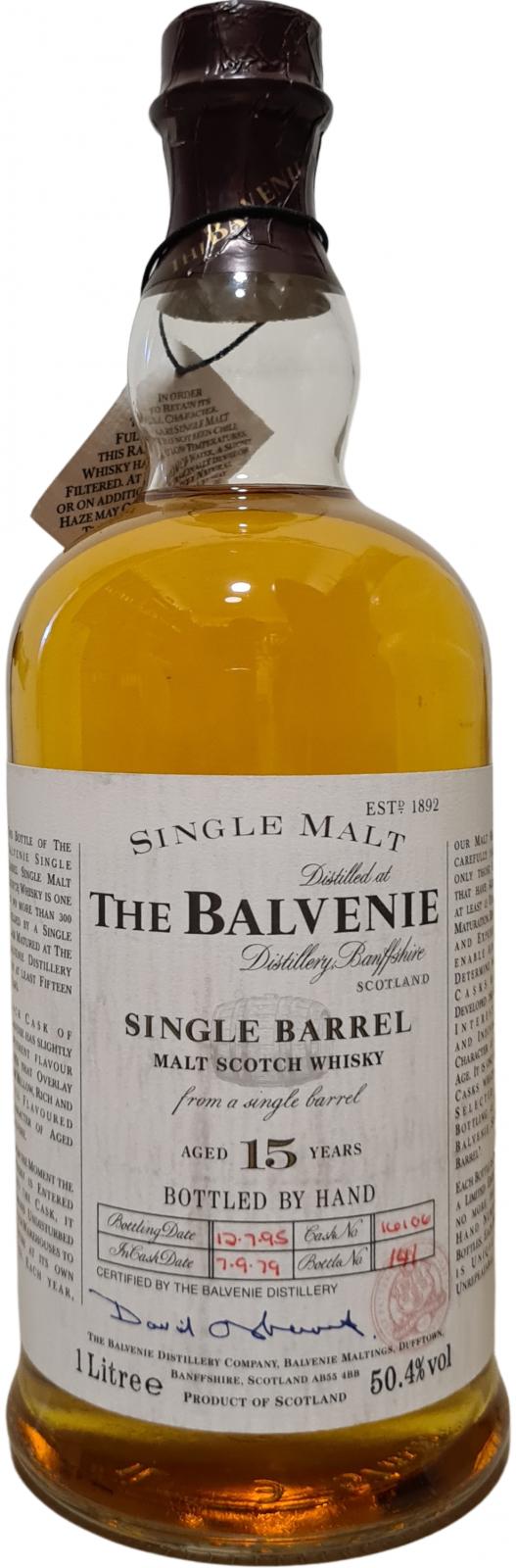 Balvenie 15yo Single Barrel 16106 50.4% 1000ml