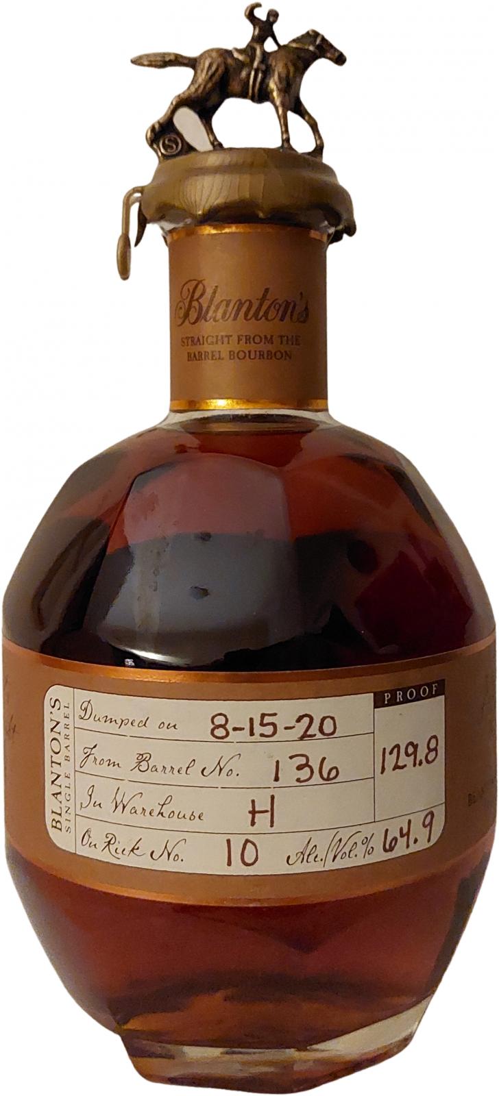 Blanton’s Straight from the Barrel