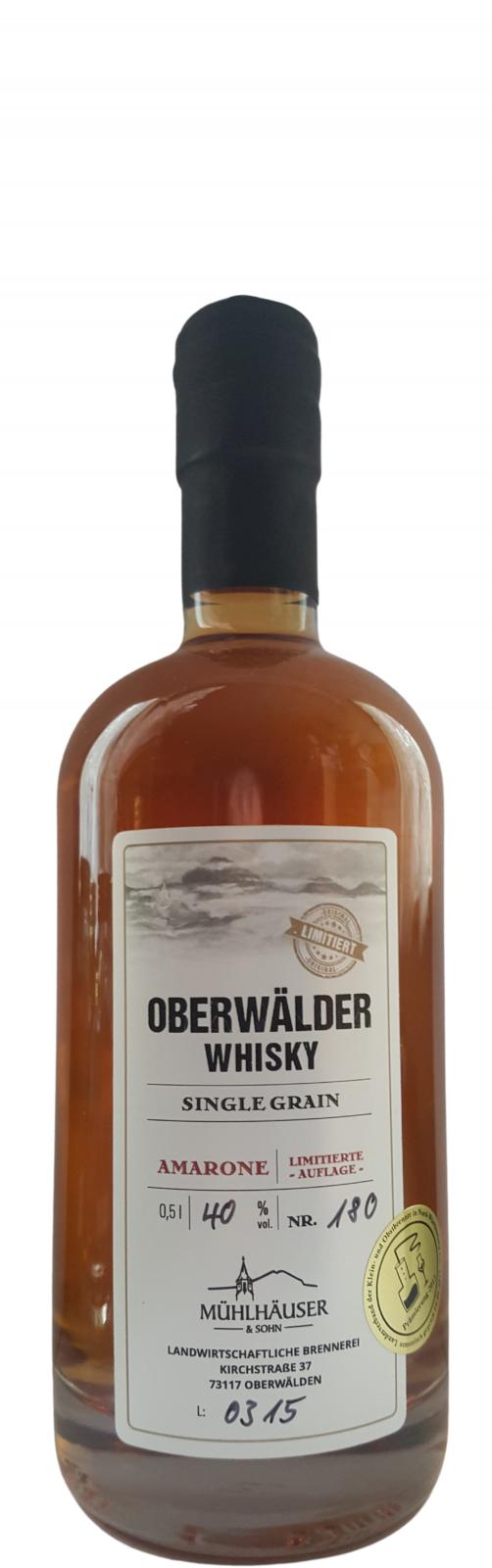 Landbrennerei Muhlhauser Oberwalder Whisky 40% 500ml
