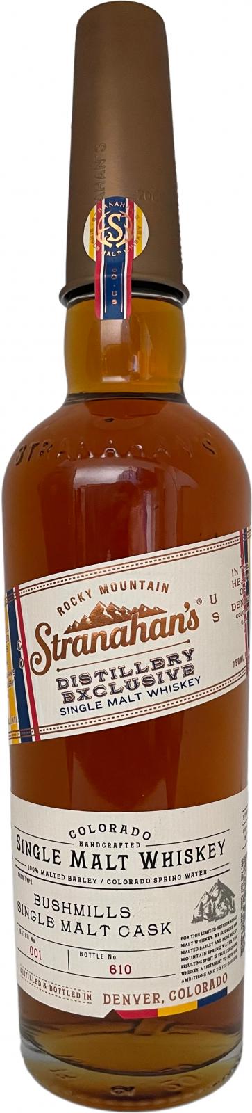 Stranahan's Single Malt Whisky The Distiller's Experimental Series Bushmills Cask 47% 750ml