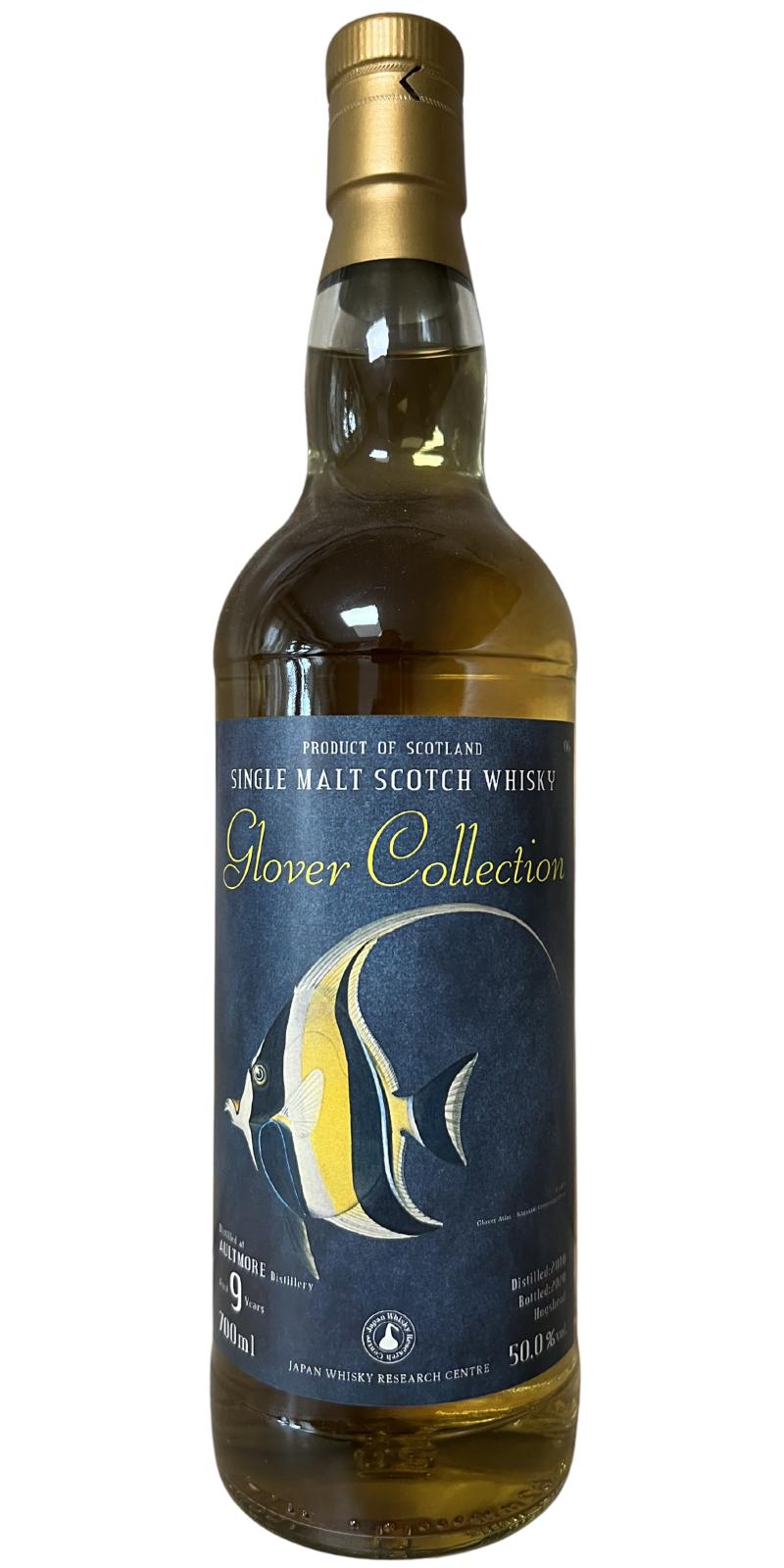 Aultmore 2010 UD Glover Collection Hogshead Japan Whisky Research Centre 50% 700ml