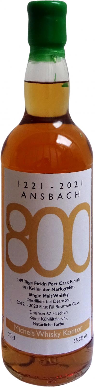 Deanston 2012 MWK 800 years Stadt Ansbach 55.3% 700ml