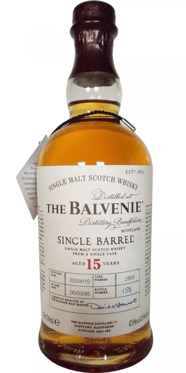Balvenie 15yo Single Barrel Presumably Bourbon 47.8% 700ml