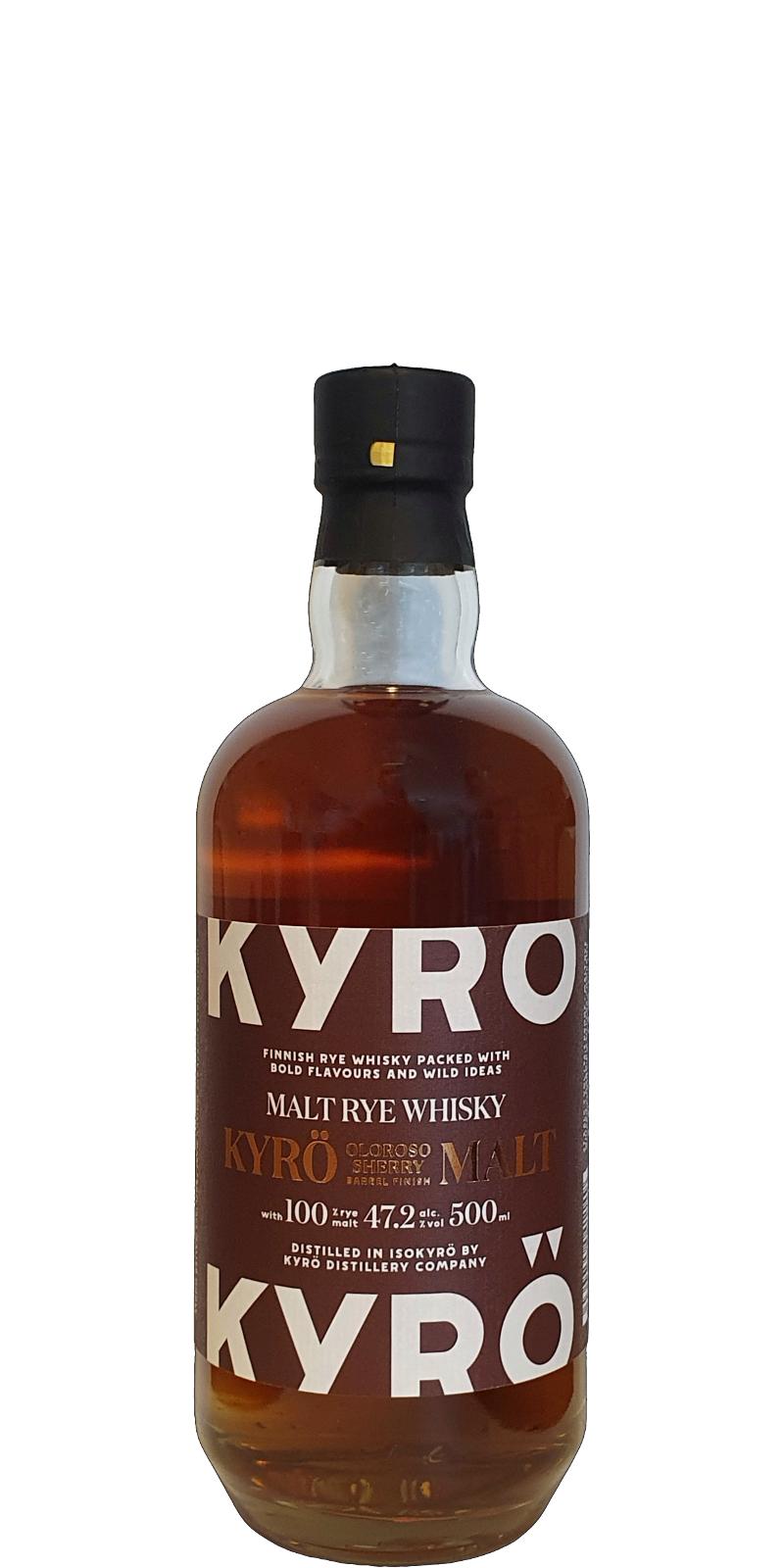 - Kyrö reviews Whiskybase Malt Ratings Finish and Oloroso -