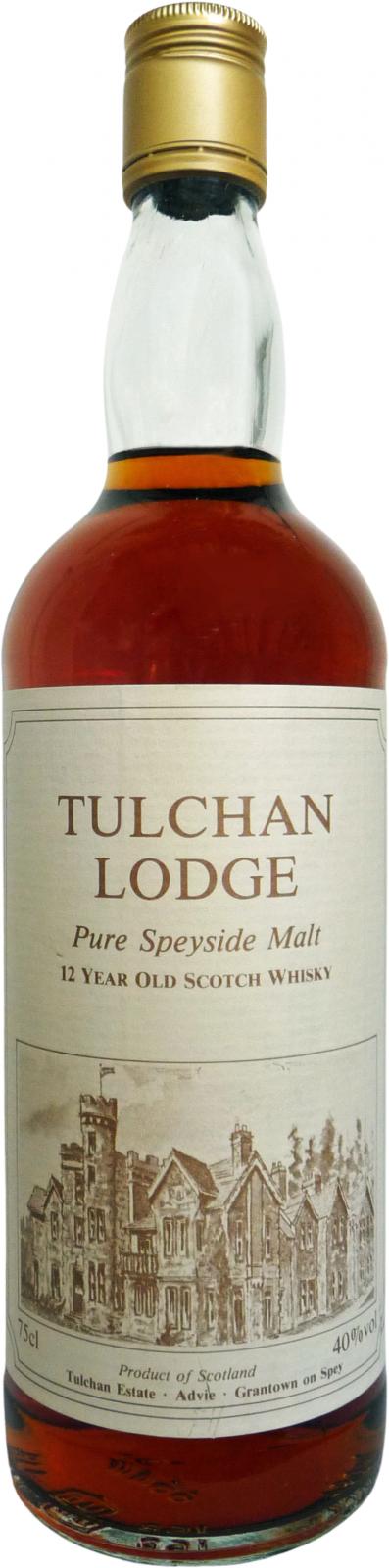 Tulchan Lodge 12yo Pure Speyside Malt Tulchan Estate Advie Grantown of Spey 40% 750ml