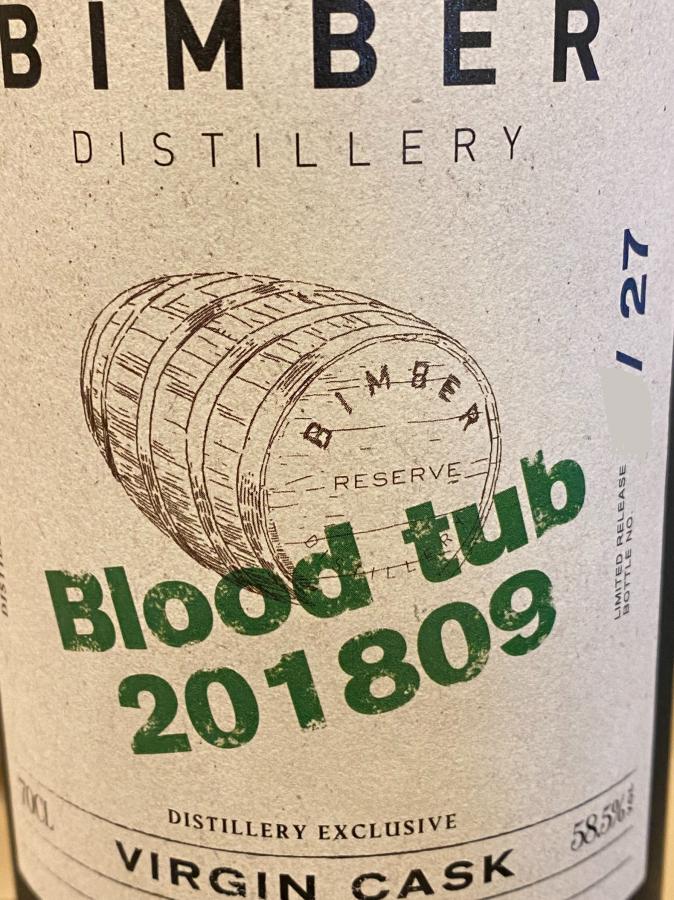 Bimber Blood tub 201809