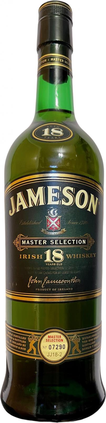 Jameson 18-year-old - Value and price information - Whiskystats