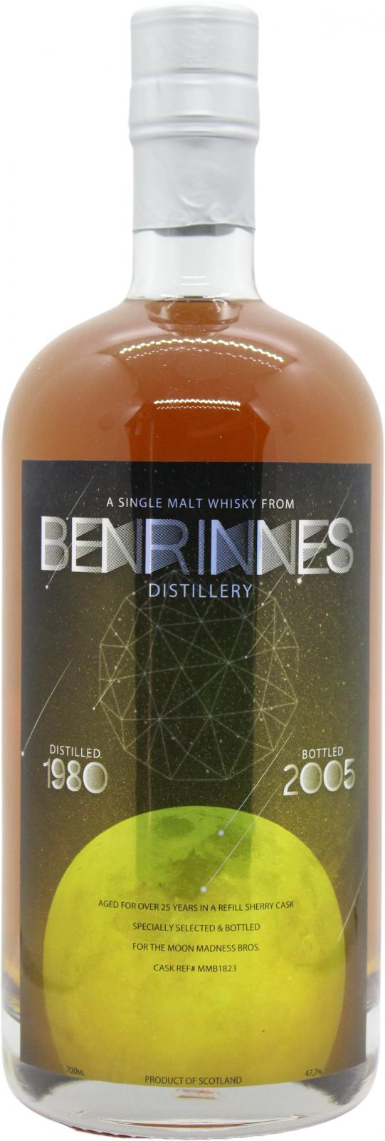 Benrinnes 1980 UD The Moon Madness Bros Refill Sherry Cask MMB1823 Private Bottling 47.7% 700ml