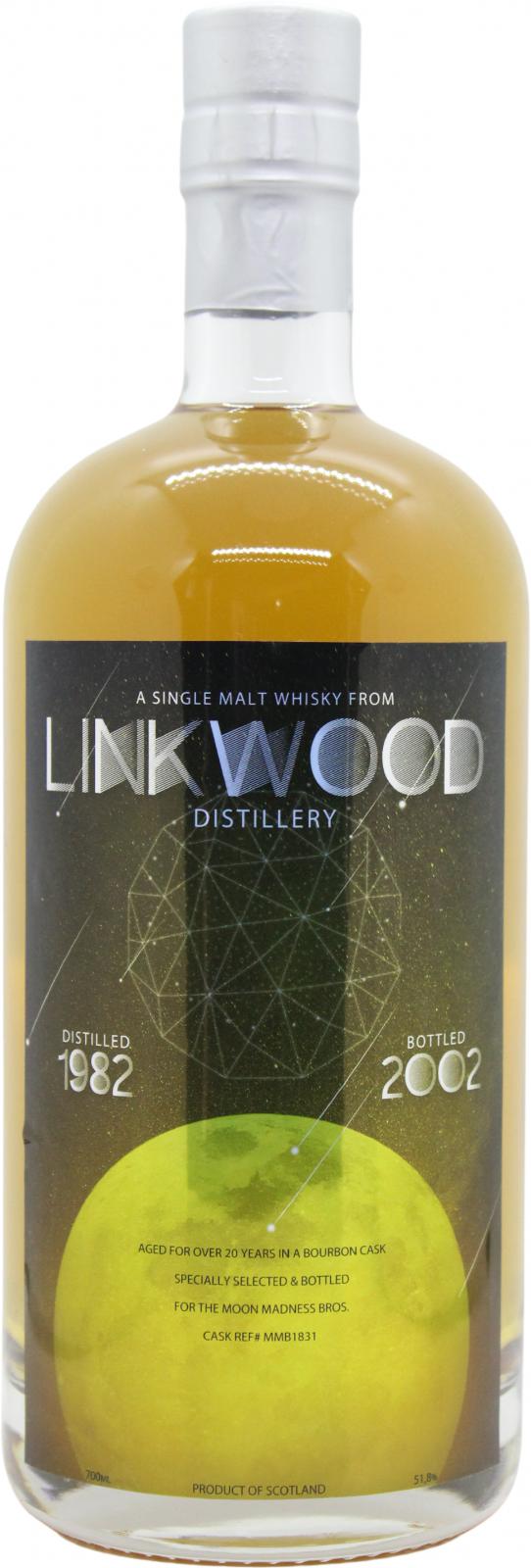 Linkwood 1982 UD The Moon Madness Bros Bourbon Cask MMB1831 Private Bottling 51.8% 700ml