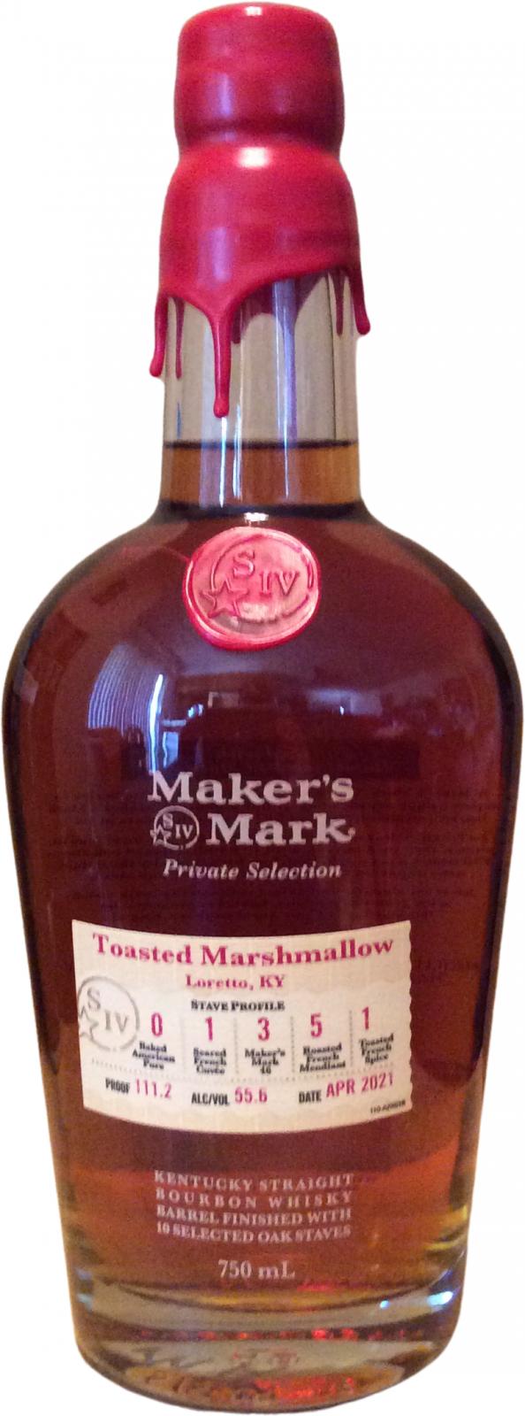Maker's Mark Private Selection Toasted Marshmallow White Oak 55.6% 750ml
