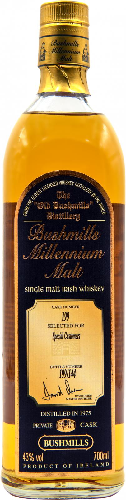 Bushmills 1975 ex-Bourbon #199 Special Customers 43% 700ml