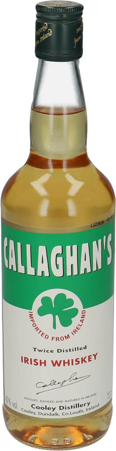 Callaghan's Twice Distilled Irish Whisky Imported from Ireland 40% 700ml