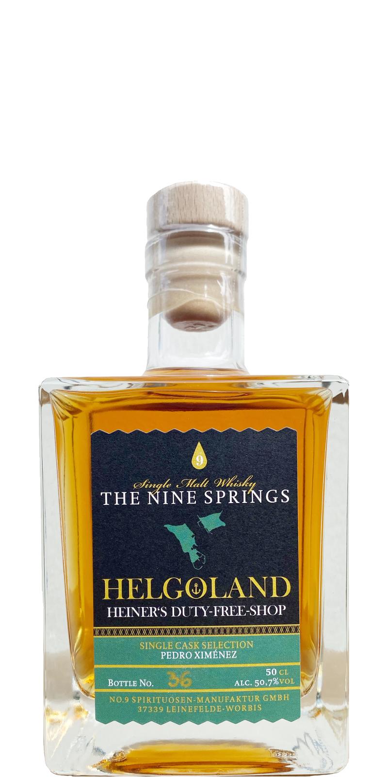 The Nine Springs 2016 Helgoland Edition III Pedro Ximenez 50.7% 500ml