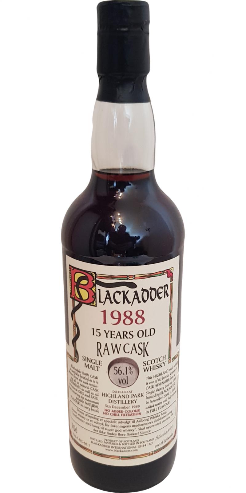 Highland Park 1988 BA Raw Cask Sherry butt #11931 56.1% 700ml