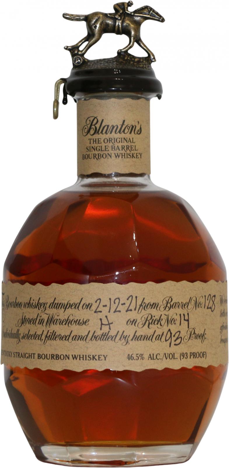 Blanton's The Original Charred American White Oak #128 46.5% 700ml