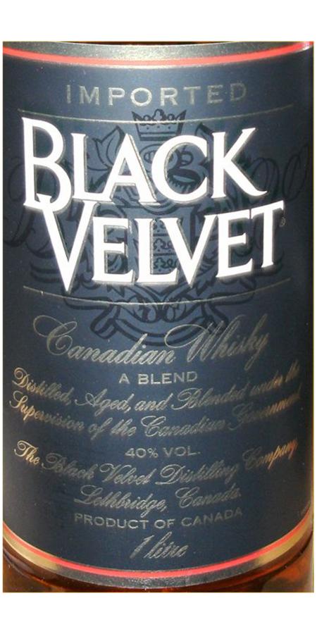 Black Velvet Imported 40% 1000ml