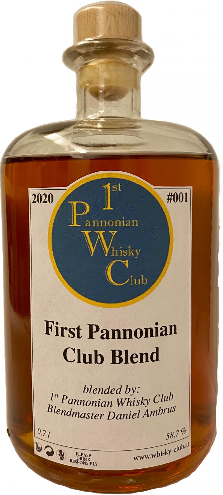1st Pannonian Whisky Club First Pannonian Club Blend