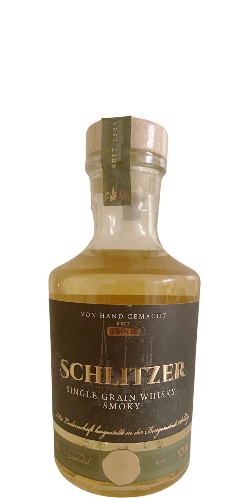 Schlitzer Single Grain Whisky - reviews and Ratings Whiskybase 