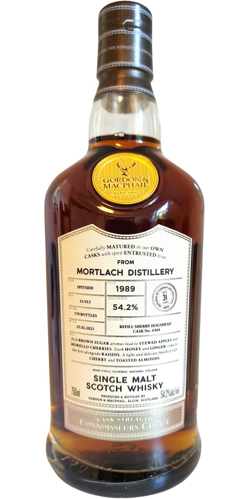 Mortlach 1989 GM - Ratings and reviews - Whiskybase