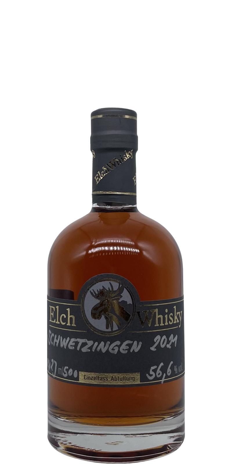 Elch Whisky Schwetzingen 2021 5yo Bourbon 2yo Sherry Los 21/15 56.6% 500ml
