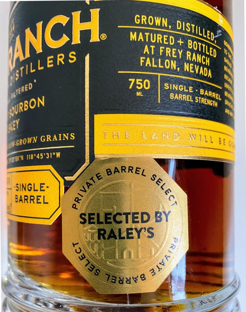 Frey Ranch Straight Bourbon Whiskey