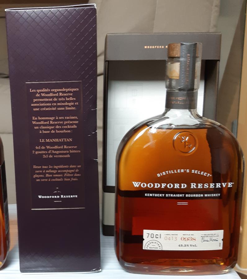 Woodford Reserve Distiller's Select Kentucky Straight Rye Whisky White Oak Batch 0413 43% 700ml