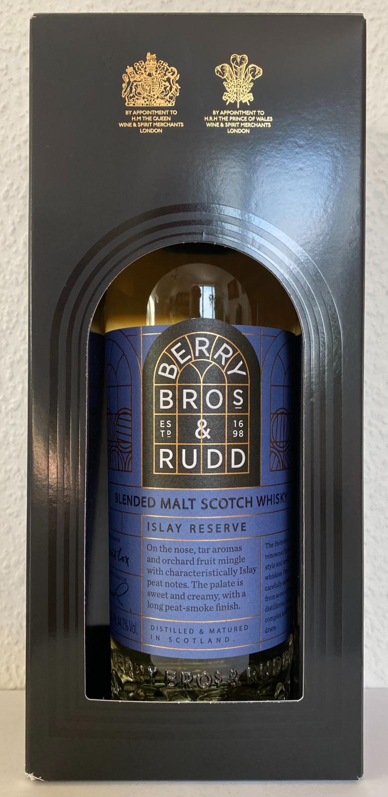 Blended Malt Scotch Whisky Islay Reserve BR