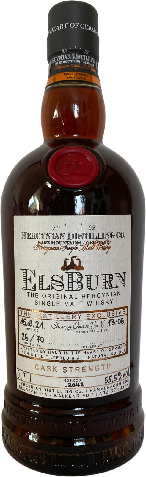 ElsBurn The Distillery Exclusive Sherry Octave 13-06 55% 700ml