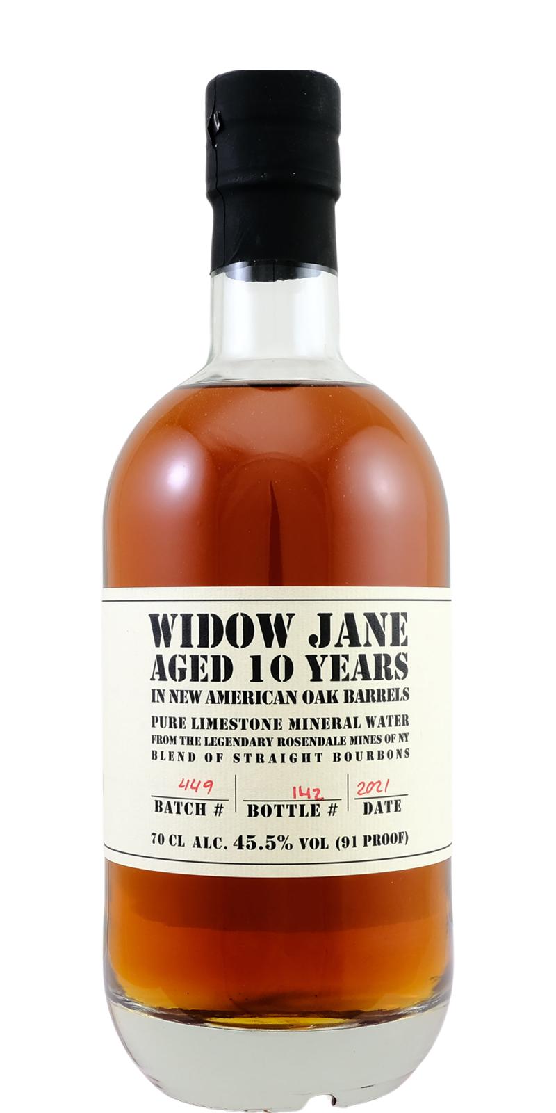 Widow Jane 10yearold Ratings and reviews Whiskybase
