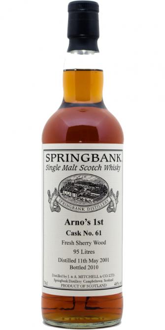 Springbank 2001 Private Bottling